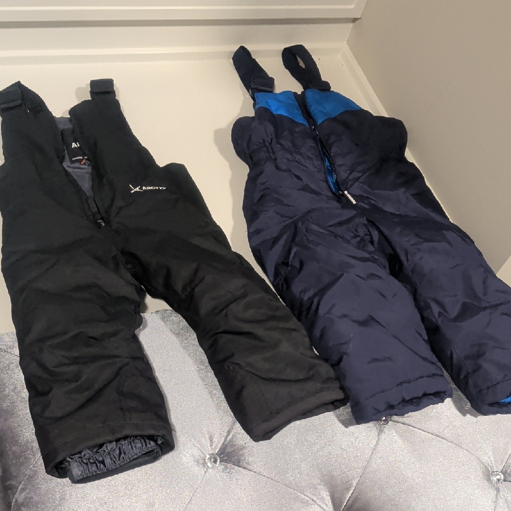 Arctix Black and Blue Kids Snow Bibs/2 Snowsuits Other Is Brand AQ Brand